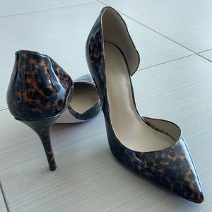 Ann Taylor Tortoise Patent Stilettos
